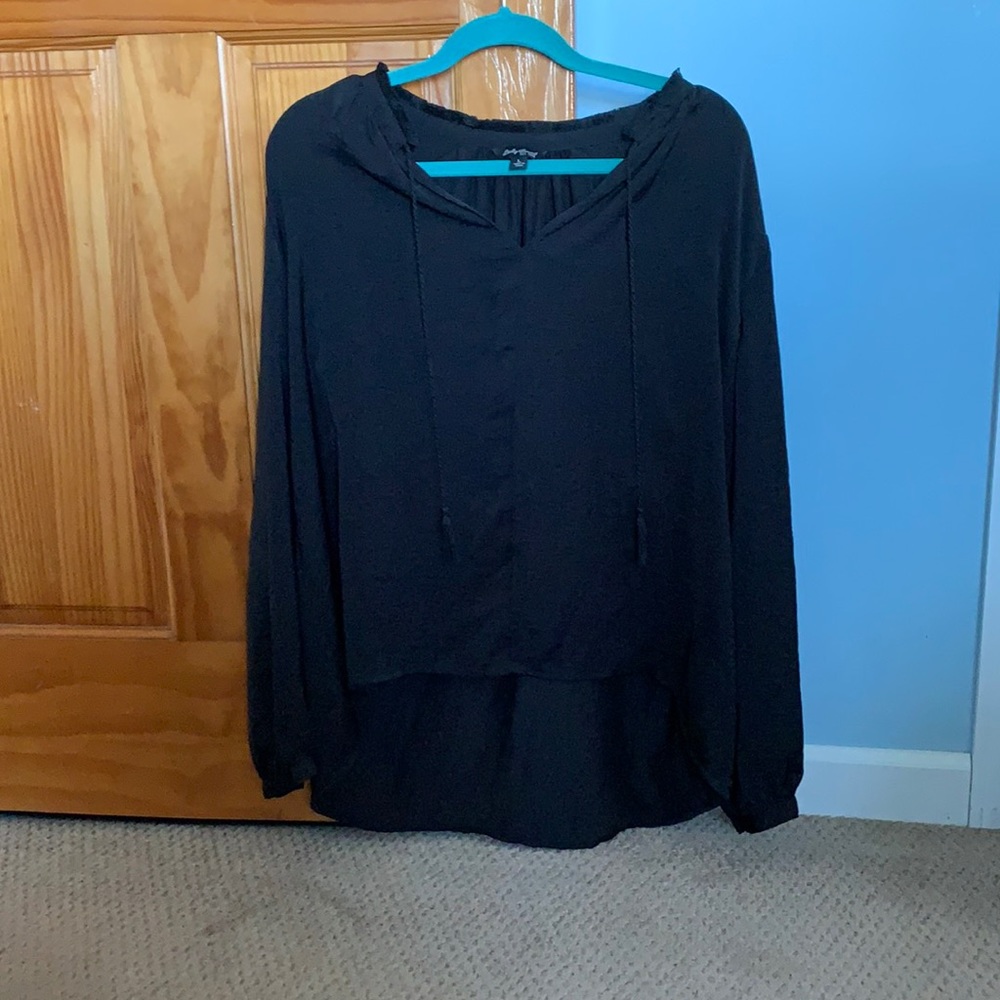 Black flowy Lucky Brand Top